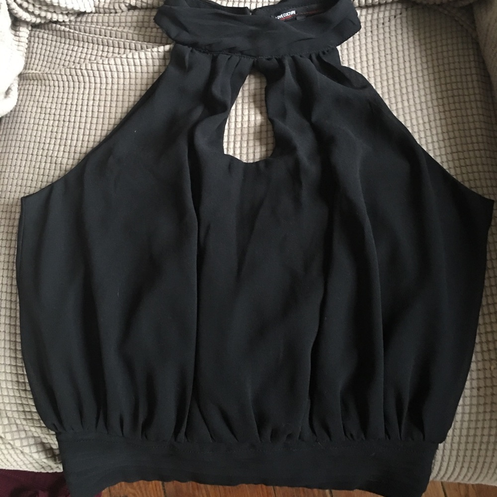 Black dressy top. Like new!